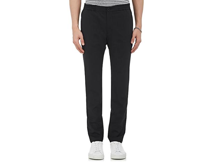 Theory Men's Plymouth Stretch-virgin Wool Jogger Trousers