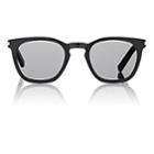 Saint Laurent Men's Rounded Square Sunglasses-black