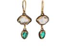 Judy Geib Women's Mixed-gemstone Double-drop Earrings