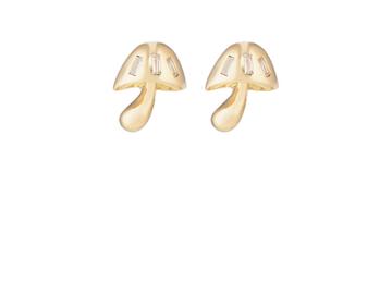 Brent Neale Women's Magic Mushroom Stud Earrings