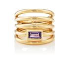 Vram Women's Helics Small Loop Ring-gold