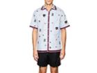 Gucci Men's Embroidered Cotton Bowling Shirt