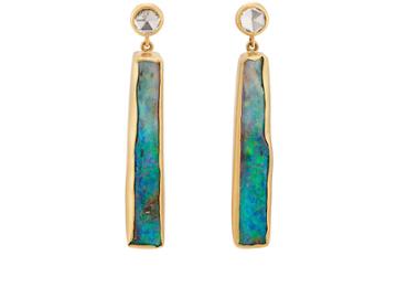 Eli Halili Women's Boulder Opal & White Diamond Drop Earrings