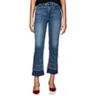 3x1 Women's W4 Abigail Slim Split Crop Jeans-blue