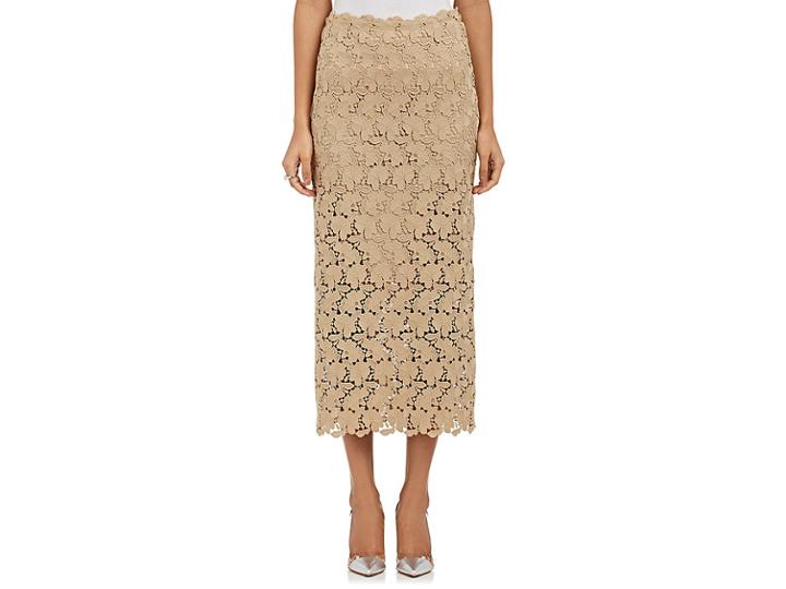 Robert Rodriguez Women's Lace Pencil Skirt
