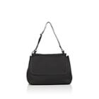 The Row Women's Sideby Equestrian Leather Shoulder Bag-black