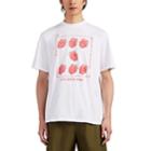 Acne Studios Men's Jaceye Strawberry-print Cotton T-shirt - White