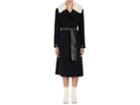 Helmut Lang Women's Shearling-collar Wool-cashmere Long Coat