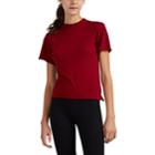 Live The Process Women's Boy Tee Cotton-cashmere T-shirt - Red