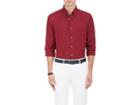Caruso Men's Slub-weave Linen Button-down Shirt