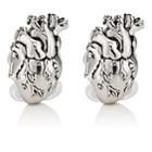 Jan Leslie Men's Anatomical-heart Cufflinks-silver