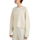 The Row Women's Omari Silk-blend Oversized Sweater - Ivorybone