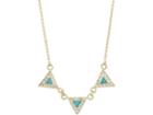 Jennifer Meyer Women's Diamond & Turquoise Banner Necklace
