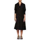 Regulation Yohji Yamamoto Women's Oversized Cotton Poplin Dress-black