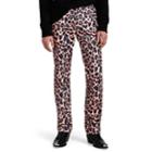Calvin Klein 205w39nyc Men's Leopard-print Coated Slim Jeans - Pink