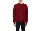 Ovadia & Sons Men's Distressed Wool-blend Oversized Sweater