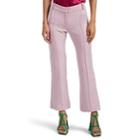 Sies Marjan Women's Danit Iridescent Crop-flare Pants - Pink