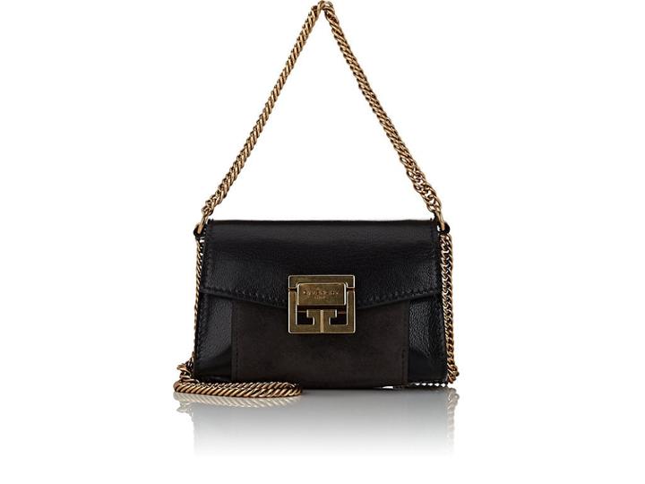 Givenchy Women's Gv3 Nano Leather & Suede Chain Bag