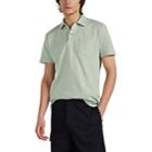 Sunspel Men's Mesh-knit Cotton Polo Shirt - Turquoise