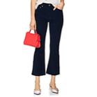 Re/done Women's Kick Flare High-rise Corduroy Jeans-navy