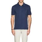 James Perse Men's Cotton Jersey Polo Shirt-blue