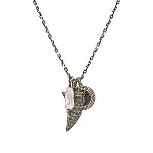 Feathered Soul Women's Charm Necklace - Silver
