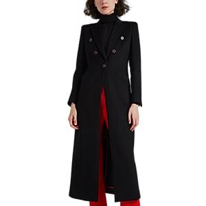 Giorgio Armani Women's Cashmere Melton Coat - Black