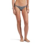 Solid & Striped Women's Charlotte Gingham Seersucker Bikini Bottom - Black