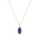 Jennifer Meyer Women's Mixed-gemstone Oval Pendant Necklace-blue