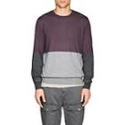 Brunello Cucinelli Men's Cashmere Colorblocked Sweater-purple