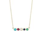 Jennifer Meyer Women's 5-gemstone Bezel Necklace