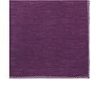 Paolo Albizzati Men's Solid Slub-weave Linen Pocket Square-purple