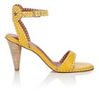 Derek Lam Women's Aden Leather Ankle-strap Sandals-yellow