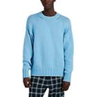 Barneys New York Men's Oversized Cotton Sweater - Lt. Blue