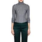 Derek Lam Women's Core Cashmere-blend Turtleneck Sweater-gray