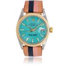 La Californienne Women's Rolex 1971 Oyster Perpetual Date Watch-turquoise