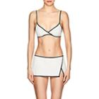 Solid & Striped Women's Mazie Triangle Bikini Top-white