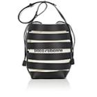 Paco Rabanne Women's Leather Cage Bucket Bag-black