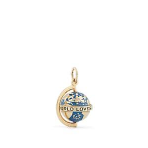 Charmed Life Women's Globe Charm - Gold