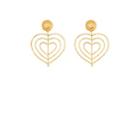 Sylvia Toledano Women's Valentine Drop Earrings - Gold