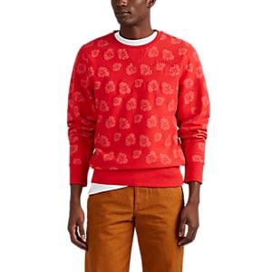 4hunnid Men's Members Only Cotton Sweatshirt - Red