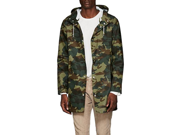 Stutterheim Raincoats Men's Stockholm Camouflage-print Raincoat