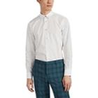 Paul Smith Men's Underwear-print Cotton Poplin Shirt - White