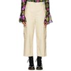 Marc Jacobs Women's Cotton Poplin Cargo Pants - Beige, Tan