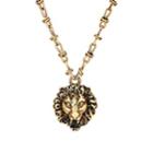 Gucci Men's Lion Head Pendant Necklace - Gold