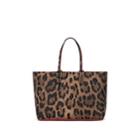 Christian Louboutin Women's Cabata Leopard-print Leather Tote Bag - Brown