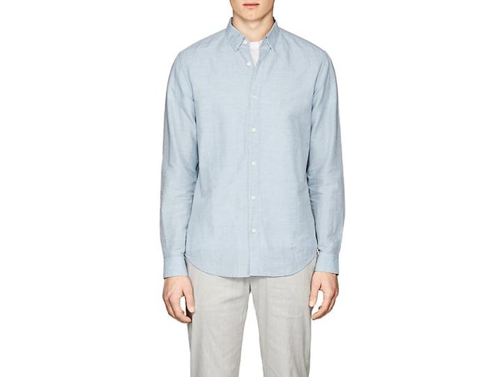 Theory Men's Edward Linen-cotton Shirt