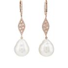 Samira 13 Women's Diamond & Pearl Drop Earrings - Pearl