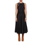 Derek Lam Women's Cotton Poplin Tank Dress-black