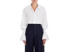 By. Bonnie Young Women's Smocked-cuff Cotton Blouse